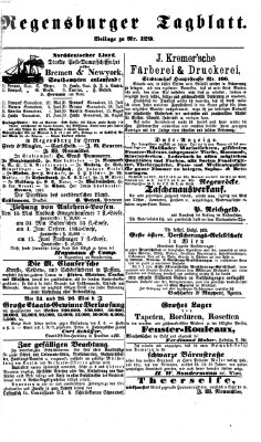 Regensburger Tagblatt Donnerstag 11. Mai 1865