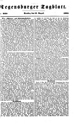 Regensburger Tagblatt Samstag 12. August 1865