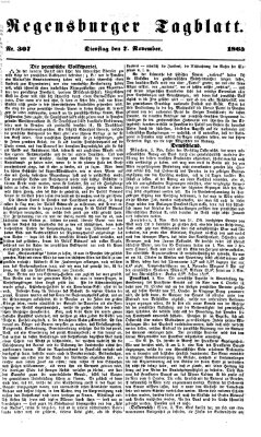 Regensburger Tagblatt Dienstag 7. November 1865