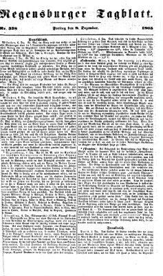 Regensburger Tagblatt Freitag 8. Dezember 1865