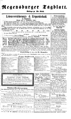 Regensburger Tagblatt Donnerstag 14. Dezember 1865