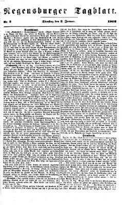 Regensburger Tagblatt Dienstag 2. Januar 1866