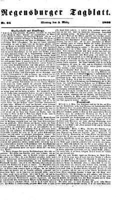 Regensburger Tagblatt Montag 5. März 1866