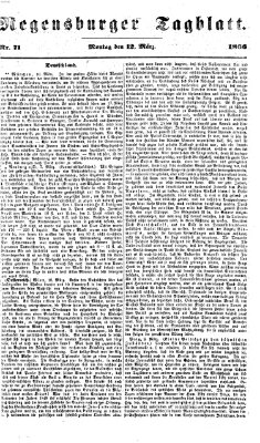 Regensburger Tagblatt Montag 12. März 1866