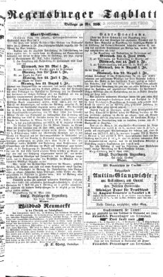 Regensburger Tagblatt Sonntag 22. April 1866