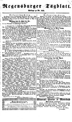 Regensburger Tagblatt Mittwoch 25. April 1866