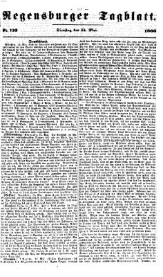 Regensburger Tagblatt Dienstag 15. Mai 1866