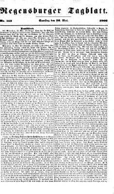 Regensburger Tagblatt Samstag 26. Mai 1866