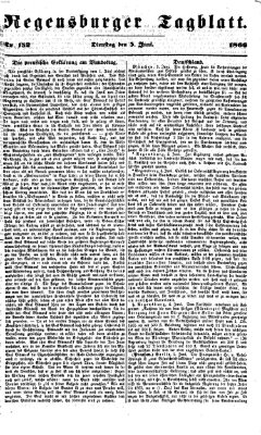 Regensburger Tagblatt Dienstag 5. Juni 1866