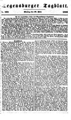 Regensburger Tagblatt Montag 18. Juni 1866