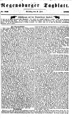 Regensburger Tagblatt Dienstag 3. Juli 1866