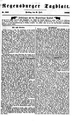 Regensburger Tagblatt Freitag 6. Juli 1866