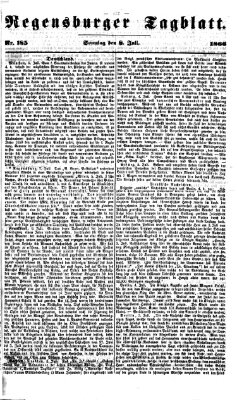 Regensburger Tagblatt Sonntag 8. Juli 1866