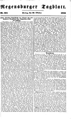 Regensburger Tagblatt Freitag 19. Oktober 1866