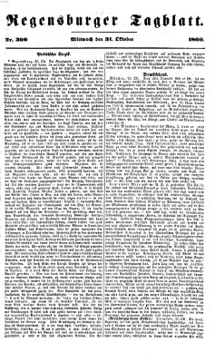 Regensburger Tagblatt Mittwoch 31. Oktober 1866