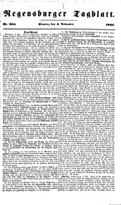 Regensburger Tagblatt Sonntag 4. November 1866