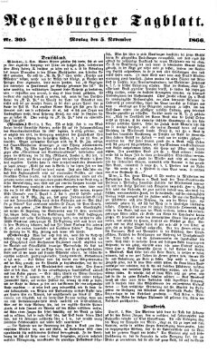 Regensburger Tagblatt Montag 5. November 1866