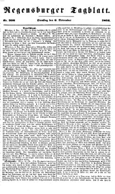 Regensburger Tagblatt Dienstag 6. November 1866