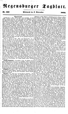 Regensburger Tagblatt Mittwoch 7. November 1866