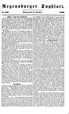 Regensburger Tagblatt Sonntag 2. Dezember 1866