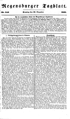 Regensburger Tagblatt Sonntag 16. Dezember 1866