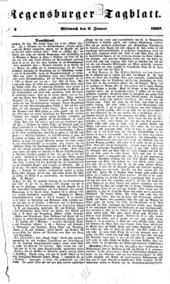 Regensburger Tagblatt Mittwoch 2. Januar 1867