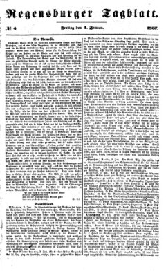 Regensburger Tagblatt Freitag 4. Januar 1867