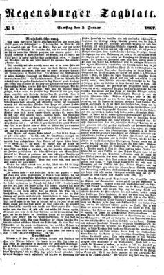 Regensburger Tagblatt Samstag 5. Januar 1867