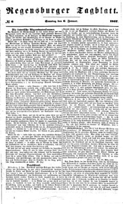 Regensburger Tagblatt Sonntag 6. Januar 1867