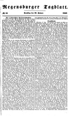 Regensburger Tagblatt Samstag 19. Januar 1867