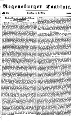 Regensburger Tagblatt Samstag 9. März 1867