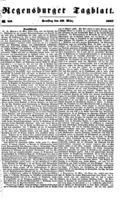 Regensburger Tagblatt Samstag 30. März 1867