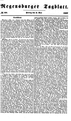 Regensburger Tagblatt Freitag 3. Mai 1867