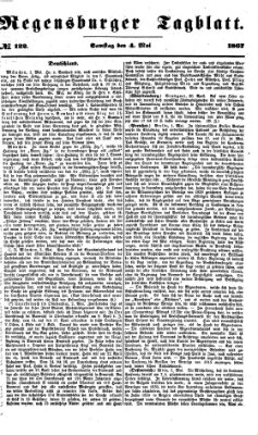 Regensburger Tagblatt Samstag 4. Mai 1867