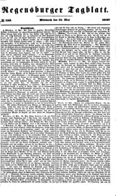 Regensburger Tagblatt Mittwoch 15. Mai 1867