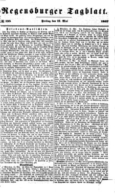 Regensburger Tagblatt Freitag 17. Mai 1867