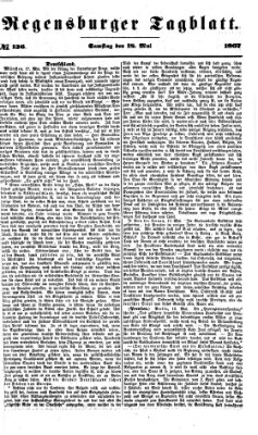 Regensburger Tagblatt Samstag 18. Mai 1867