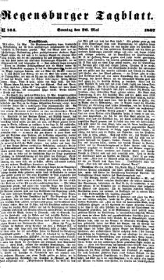 Regensburger Tagblatt Sonntag 26. Mai 1867