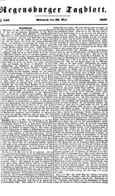 Regensburger Tagblatt Mittwoch 29. Mai 1867