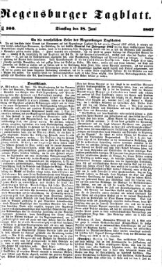 Regensburger Tagblatt Dienstag 18. Juni 1867