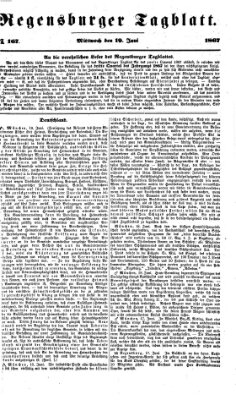 Regensburger Tagblatt Mittwoch 19. Juni 1867