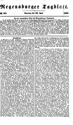 Regensburger Tagblatt Sonntag 23. Juni 1867