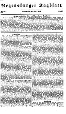 Regensburger Tagblatt Donnerstag 27. Juni 1867