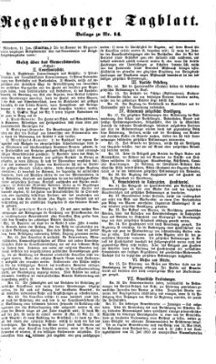 Regensburger Tagblatt Montag 14. Januar 1867