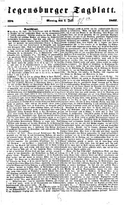 Regensburger Tagblatt Montag 1. Juli 1867