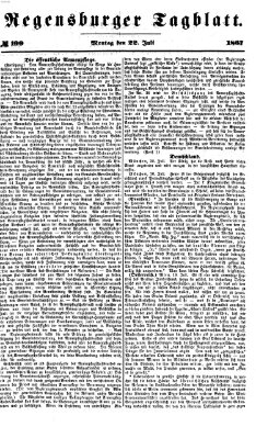 Regensburger Tagblatt Montag 22. Juli 1867