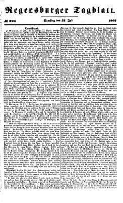 Regensburger Tagblatt Samstag 27. Juli 1867