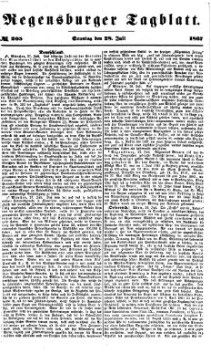 Regensburger Tagblatt Sonntag 28. Juli 1867