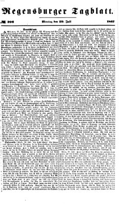 Regensburger Tagblatt Montag 29. Juli 1867