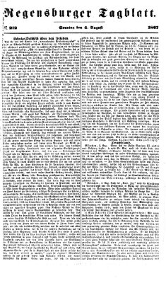 Regensburger Tagblatt Sonntag 4. August 1867